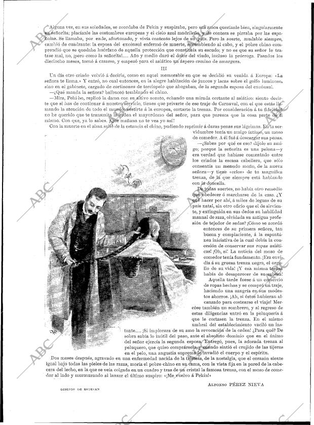BLANCO Y NEGRO MADRID 09-02-1901 página 18