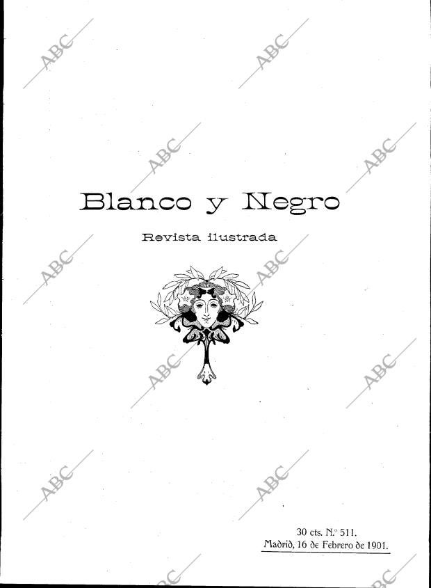 BLANCO Y NEGRO MADRID 16-02-1901 página 1