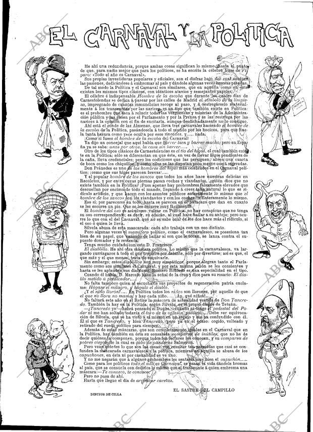 BLANCO Y NEGRO MADRID 16-02-1901 página 11