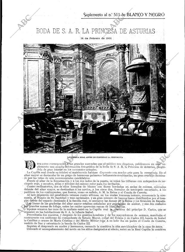 BLANCO Y NEGRO MADRID 16-02-1901 página 5