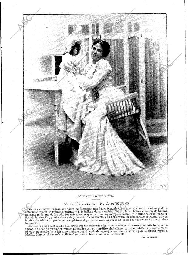 BLANCO Y NEGRO MADRID 23-02-1901 página 21