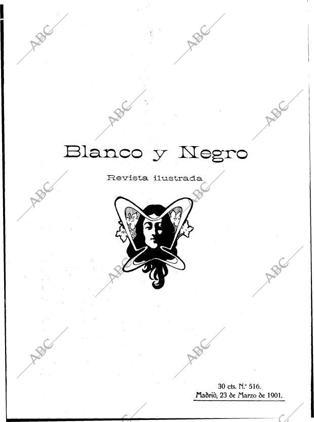 BLANCO Y NEGRO MADRID 23-03-1901 página 1