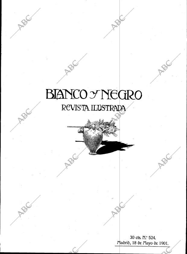 BLANCO Y NEGRO MADRID 18-05-1901 página 1