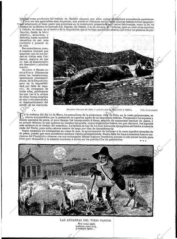 BLANCO Y NEGRO MADRID 01-06-1901 página 19