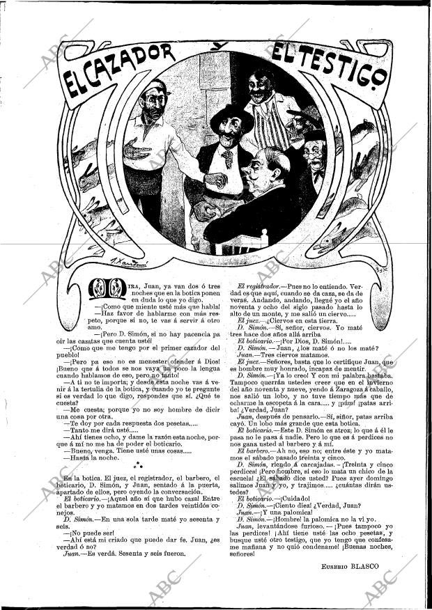 BLANCO Y NEGRO MADRID 01-06-1901 página 9