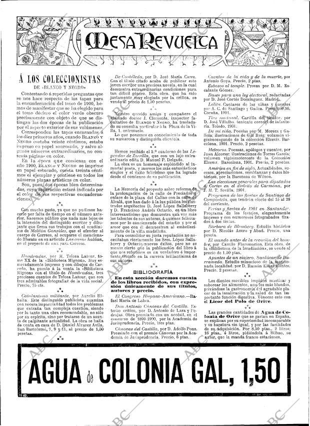 BLANCO Y NEGRO MADRID 20-07-1901 página 20