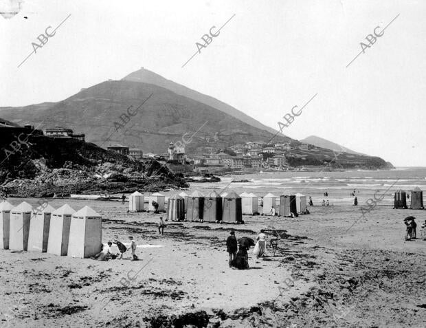 Vista de una playa de la localidad vizcaína