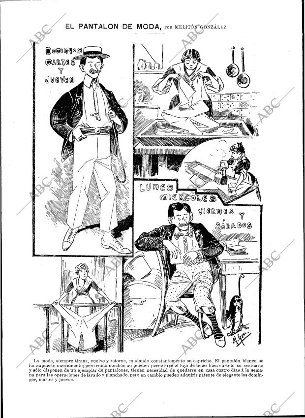 BLANCO Y NEGRO MADRID 10-08-1901 página 14