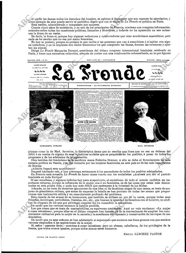 BLANCO Y NEGRO MADRID 07-09-1901 página 15