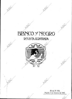 BLANCO Y NEGRO MADRID 05-10-1901 página 1