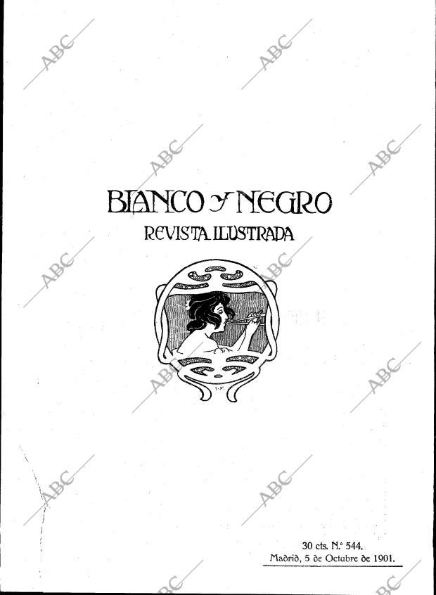 BLANCO Y NEGRO MADRID 05-10-1901 página 1