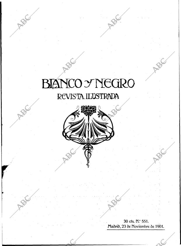 BLANCO Y NEGRO MADRID 23-11-1901 página 1