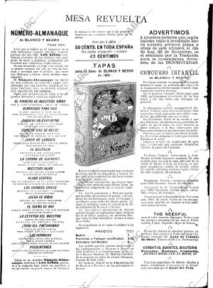 BLANCO Y NEGRO MADRID 28-12-1901 página 20