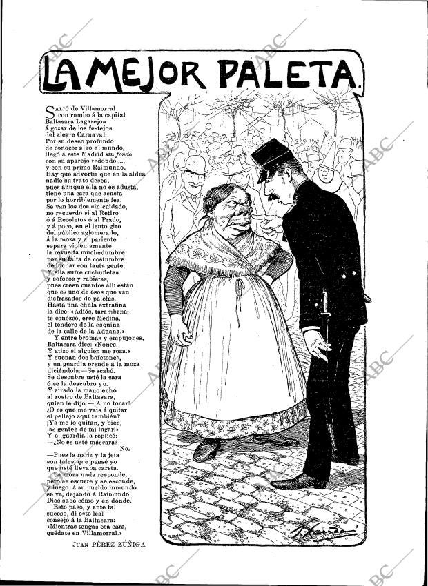 BLANCO Y NEGRO MADRID 08-02-1902 página 19