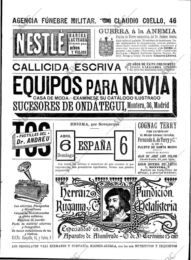 BLANCO Y NEGRO MADRID 26-04-1902 página 23