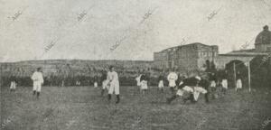 Partido de fútbol entre el Real Madrid y el Barcelona