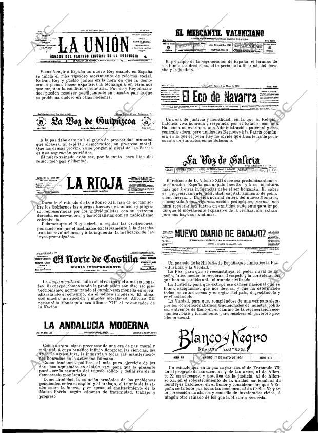 BLANCO Y NEGRO MADRID 17-05-1902 página 38