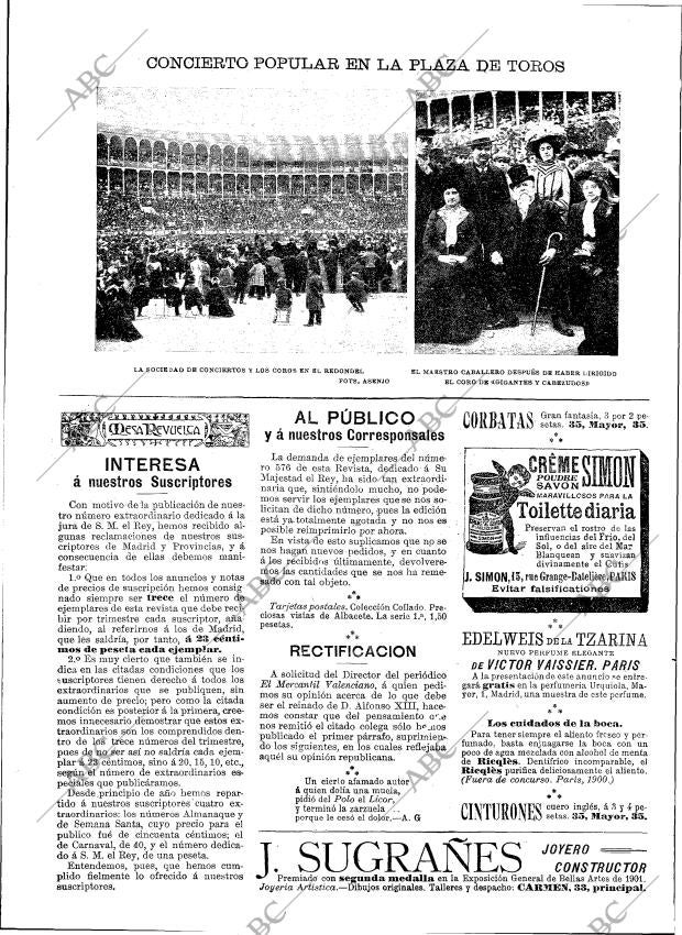 BLANCO Y NEGRO MADRID 31-05-1902 página 18