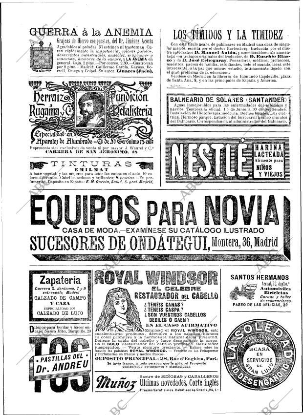 BLANCO Y NEGRO MADRID 31-05-1902 página 2