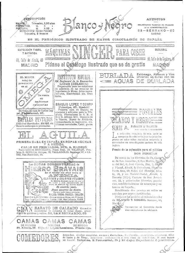 BLANCO Y NEGRO MADRID 19-07-1902 página 2