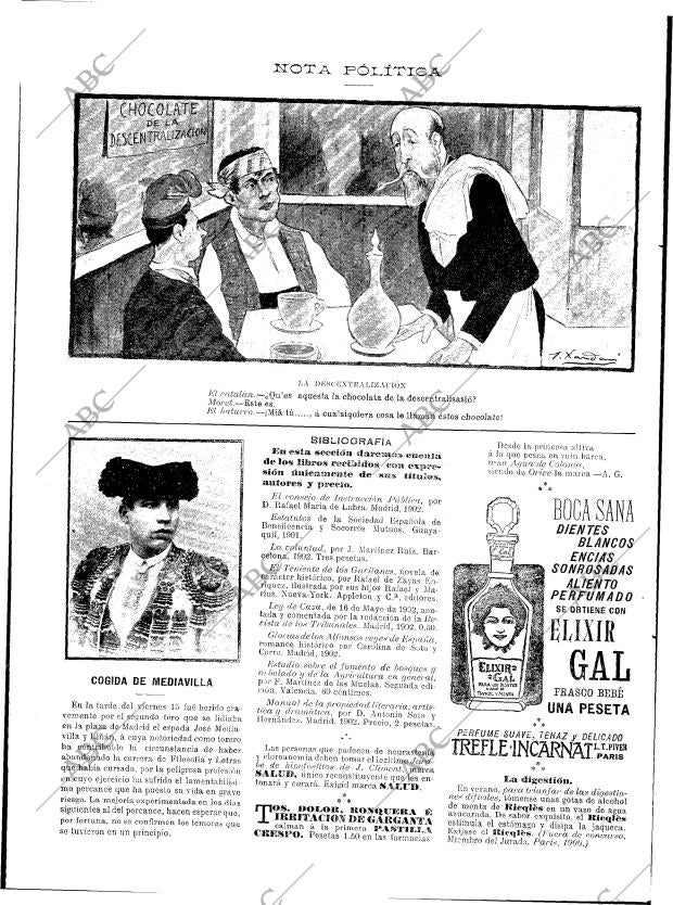 BLANCO Y NEGRO MADRID 23-08-1902 página 18