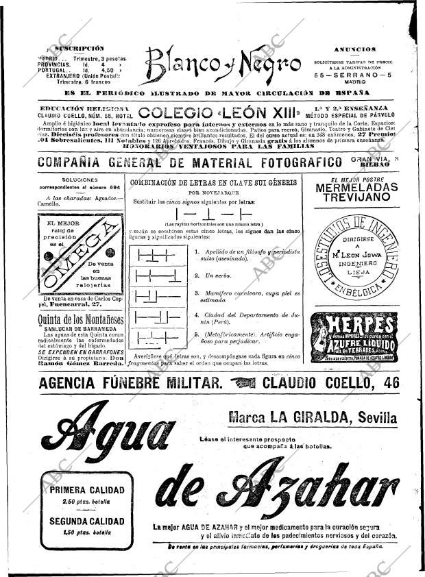 BLANCO Y NEGRO MADRID 27-09-1902 página 2
