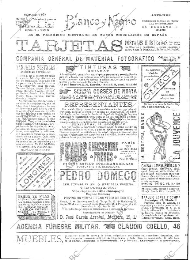 BLANCO Y NEGRO MADRID 01-11-1902 página 2