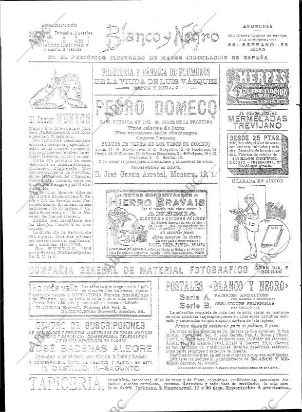 BLANCO Y NEGRO MADRID 08-11-1902 página 2