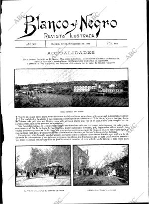 BLANCO Y NEGRO MADRID 22-11-1902 página 3