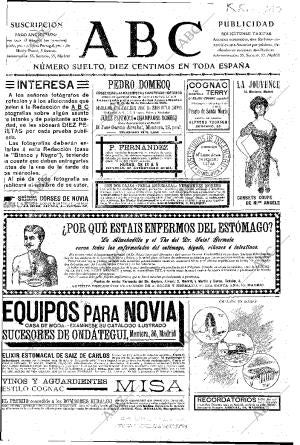 ABC MADRID 08-01-1903 página 1