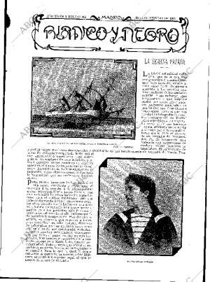 BLANCO Y NEGRO MADRID 08-02-1903 página 1