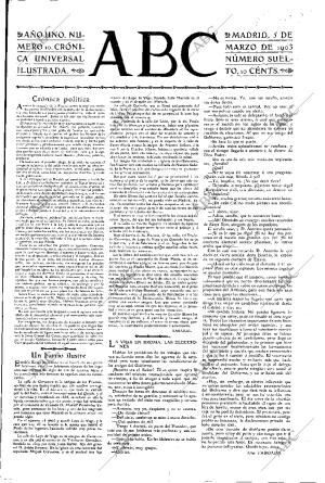 ABC MADRID 05-03-1903 página 3
