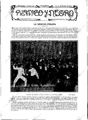 BLANCO Y NEGRO MADRID 21-03-1903 página 1