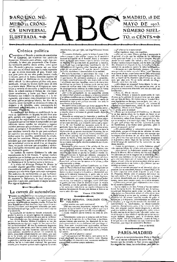 ABC MADRID 28-05-1903 página 3
