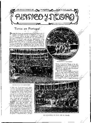 BLANCO Y NEGRO MADRID 30-05-1903 página 1