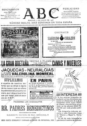 ABC MADRID 07-07-1903 página 1