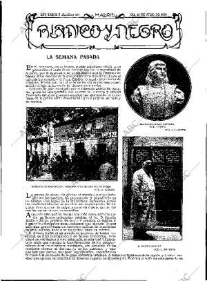 BLANCO Y NEGRO MADRID 18-07-1903 página 1