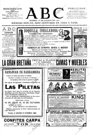 ABC MADRID 18-08-1903 página 1