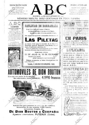ABC MADRID 29-09-1903 página 1
