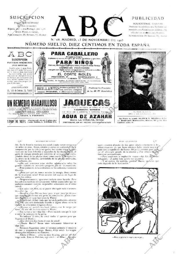 ABC MADRID 13-11-1903 página 1