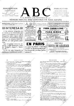ABC MADRID 17-11-1903 página 1