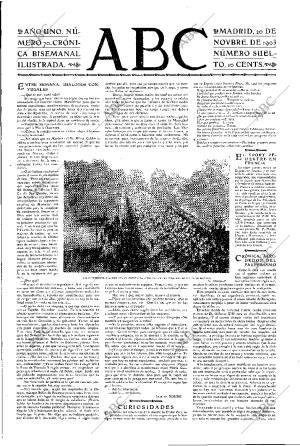 ABC MADRID 20-11-1903 página 3