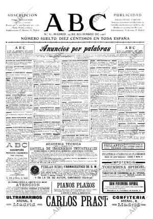 ABC MADRID 29-12-1903 página 1