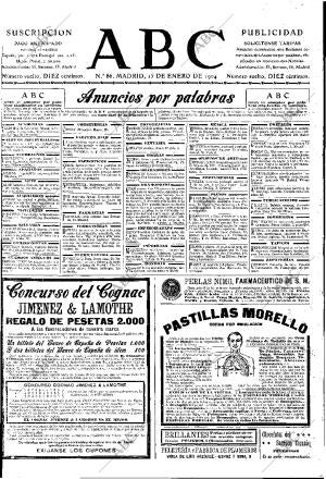 ABC MADRID 15-01-1904 página 1