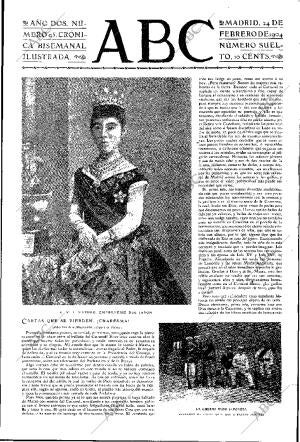 ABC MADRID 24-02-1904 página 1