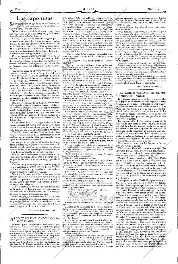 ABC MADRID 27-02-1904 página 2
