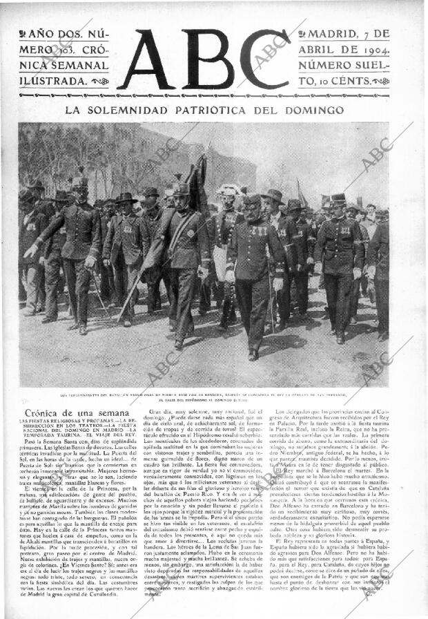 ABC MADRID 07-04-1904 página 1