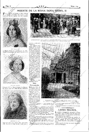 ABC MADRID 14-04-1904 página 6