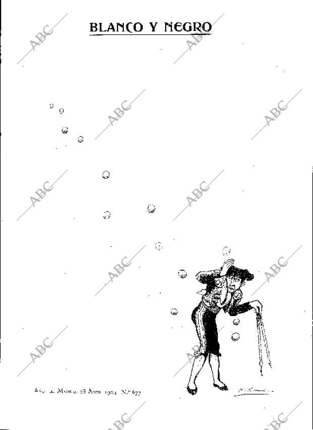 BLANCO Y NEGRO MADRID 23-04-1904 página 1