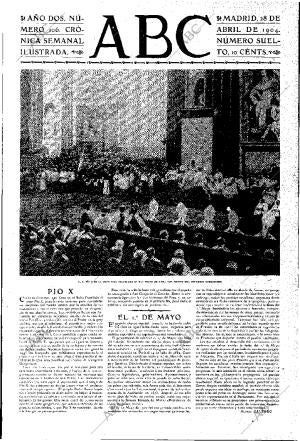 ABC MADRID 28-04-1904 página 1